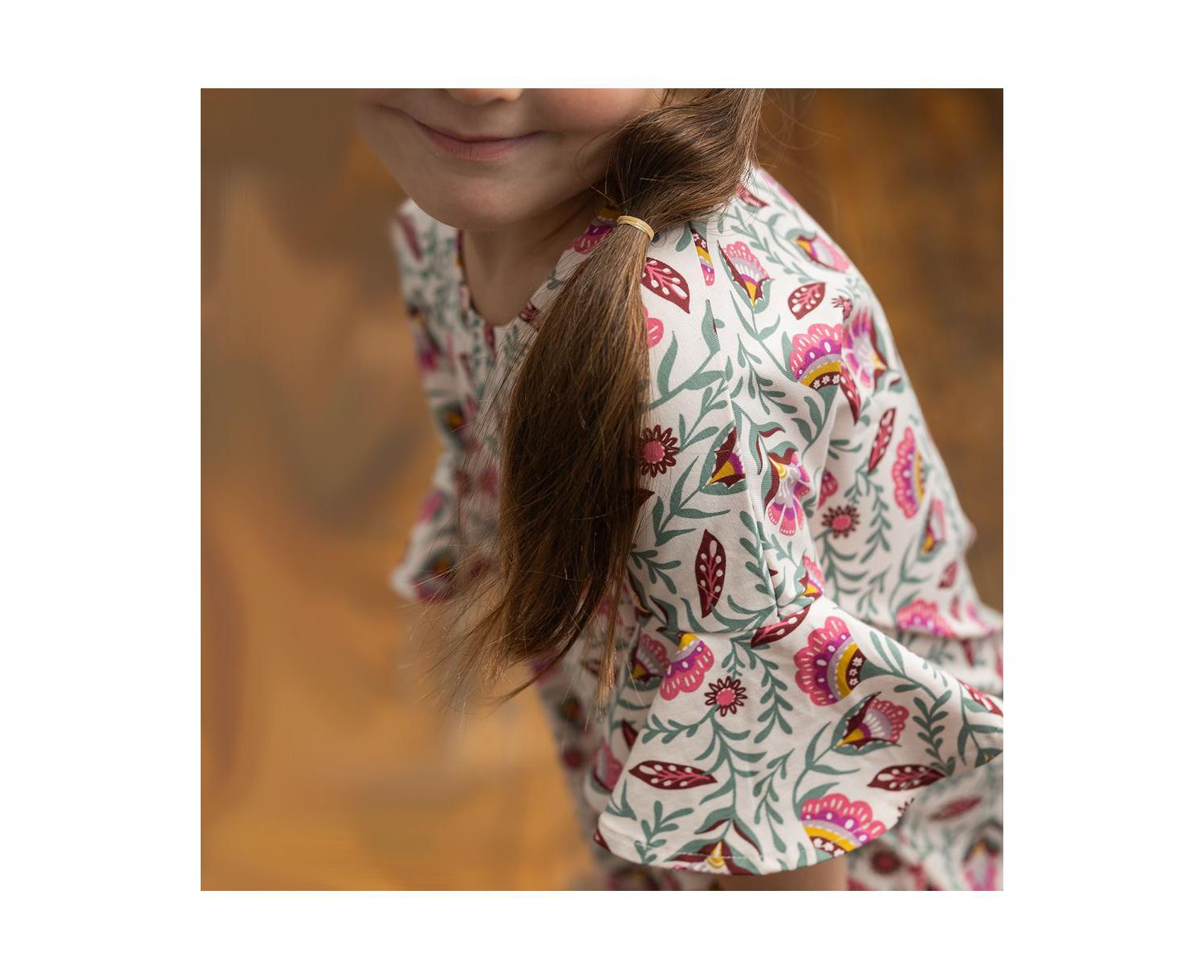Toddler Girls Fair Trade Organic Cotton Cascade Dress
