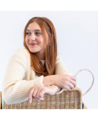 Thin Wavy Headband Set - Brown Shades