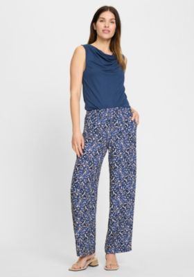 Women's Anna Fit Wide Leg Leo Print Pant