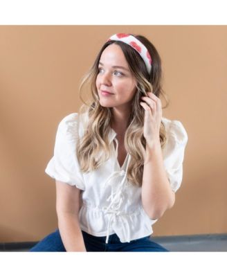 Traditional Headband - Beaded Hearts