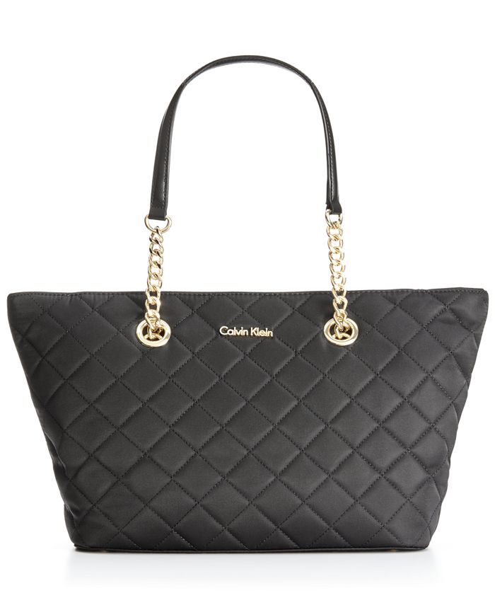 per ongeluk kort vergelijking Calvin Klein Florence Top-Zip Small Tote & Reviews - Handbags & Accessories  - Macy's