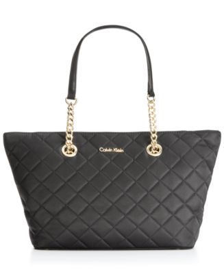 Calvin Klein Florence Top-Zip Small Tote - Handbags & Accessories - Macy&#39;s