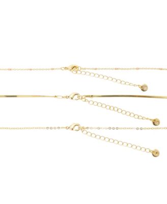 Seashell Pendant Layered Necklace Set