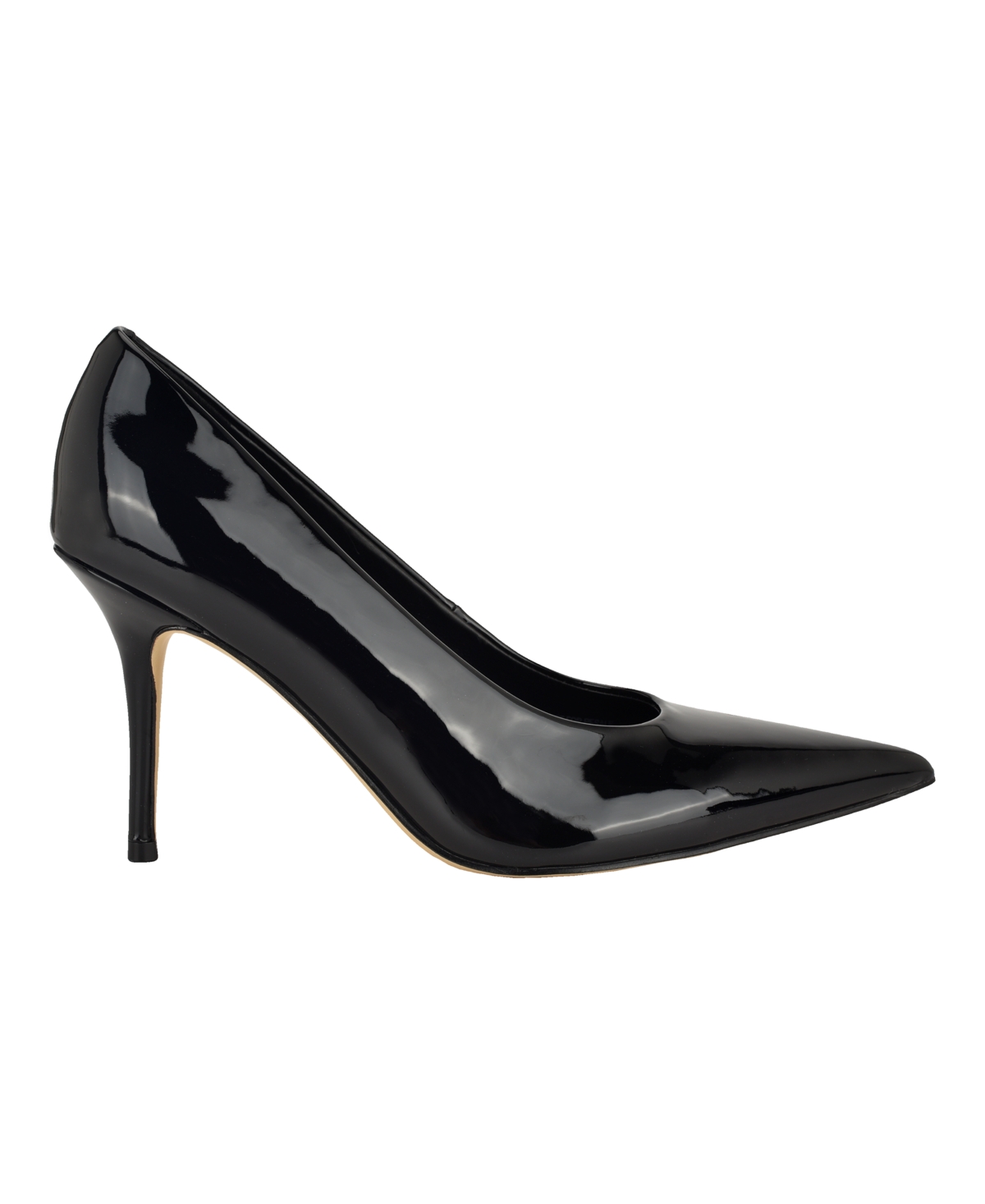 Calvin Klein Leciey Pointed Toe Pump In Black