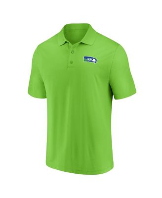 Men's Neon Green Seattle Seahawks Component Polo Shirt