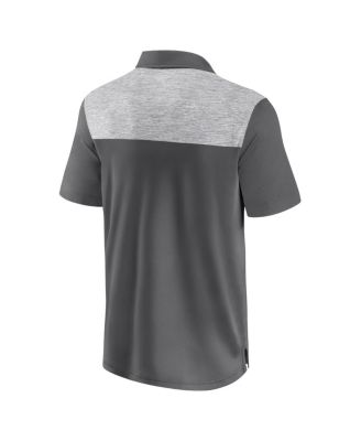 Men's Gray Cleveland Browns Long Shot Polo Shirt