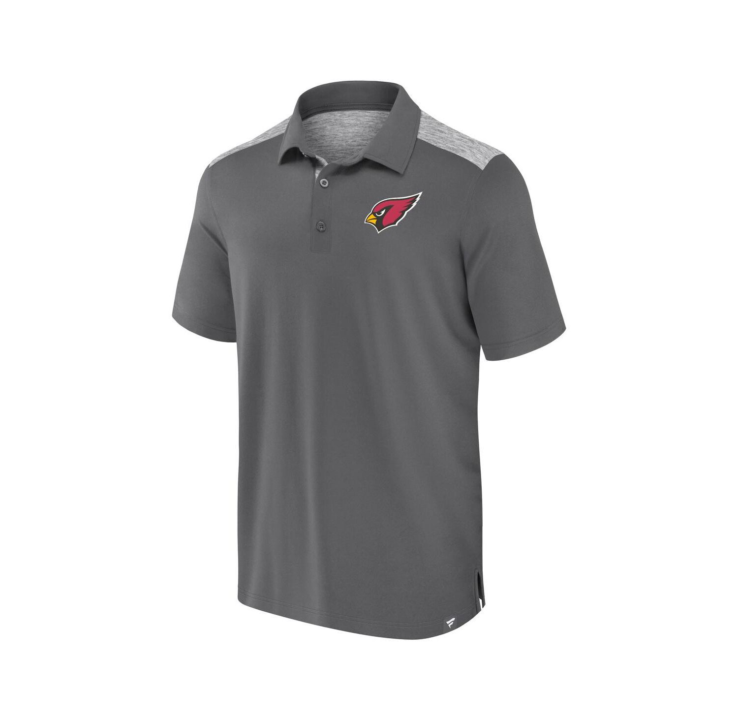 Men's Gray Arizona Cardinals Long Shot Polo Shirt