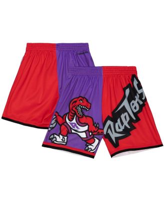 Mitchell & Ness - Men's Purple Toronto Raptors Big Face 5.0 Fashion Shorts