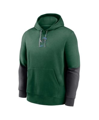 Nike - Men's Green Tulane Green Wave 2024 Sideline Club Pullover Hoodie