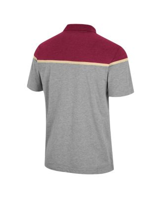 Men's Heather Gray Boston College Eagles Chamberlain Polo Shirt