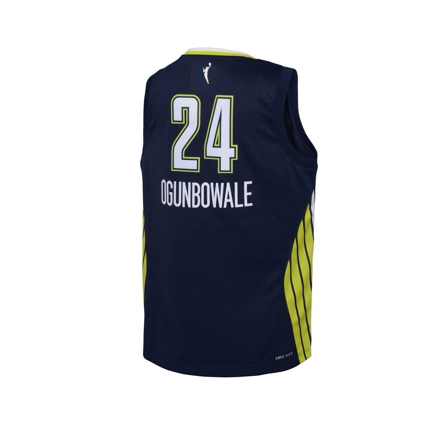 Big Boys and Girls Arike Ogunbowale Navy Dallas Wings 2021 Explorer Edition Victory Player Jersey