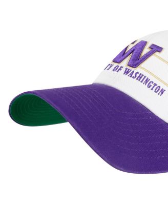 Men's White Washington Huskies Gridiron Clean Up Adjustable Hat