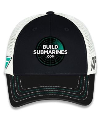Men's and Women's Black Brad Keselowski BuildSubmarines.com Sponsor Trucker Adjustable Hat