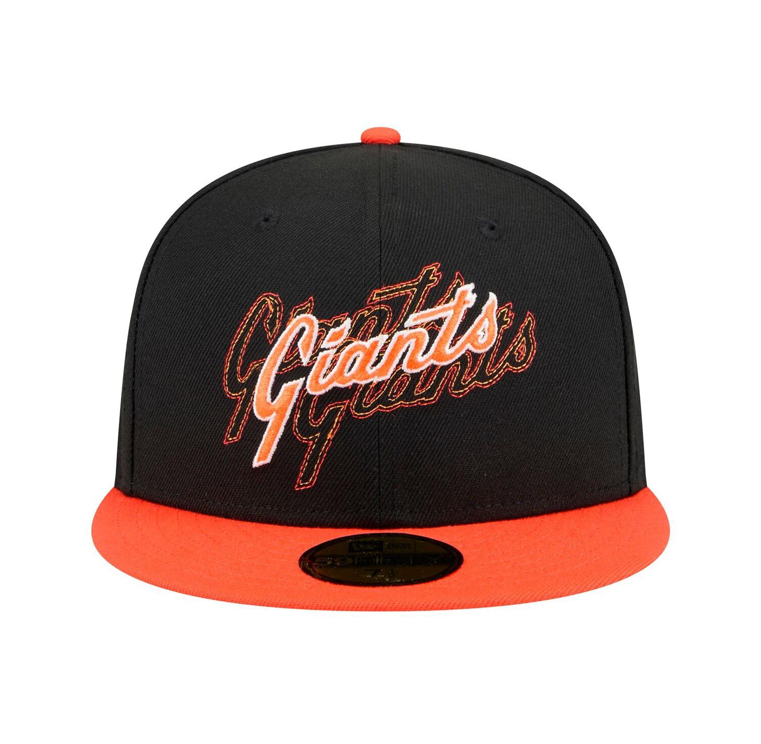 Men's Black San Francisco Giants Shadow Stitch 59FIFTY Fitted Hat