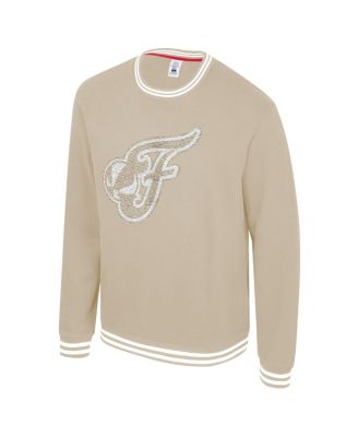 Men's and Women’s Tan Indiana Fever Club Level Chenille Pullover Sweatshirt