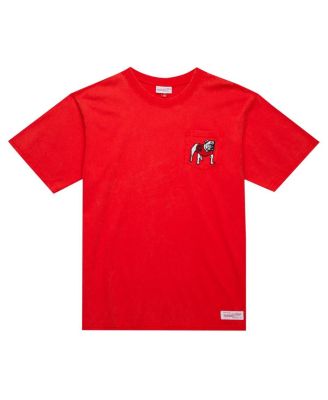 Men's Red Georgia Bulldogs Big Tall Fade Away Premium T-Shirt