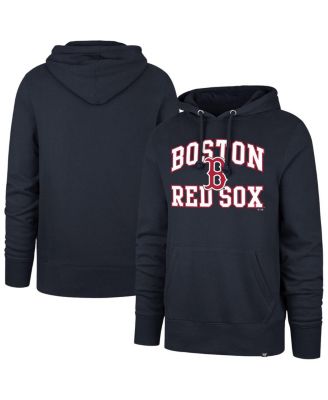 '47 Brand - Men’s Navy Boston Red Sox Big Tall Velocity Fleece Pullover Hoodie