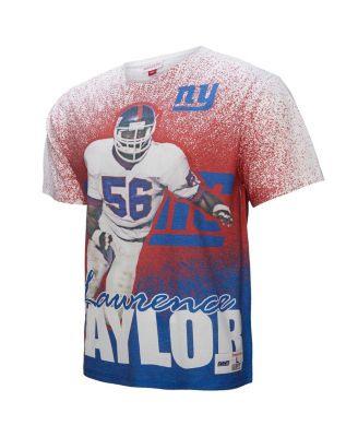 Men's Lawrence Taylor Gray New York Giants Burst Retired Player T-Shirt