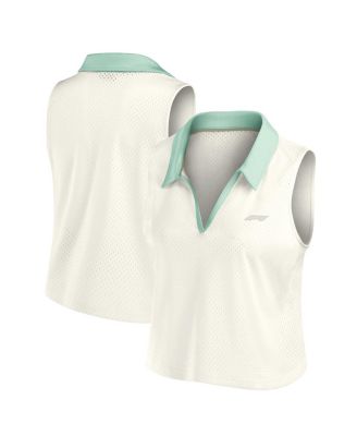 Formula 1 - Women's White Studio Wellness V-Neck Tank Top