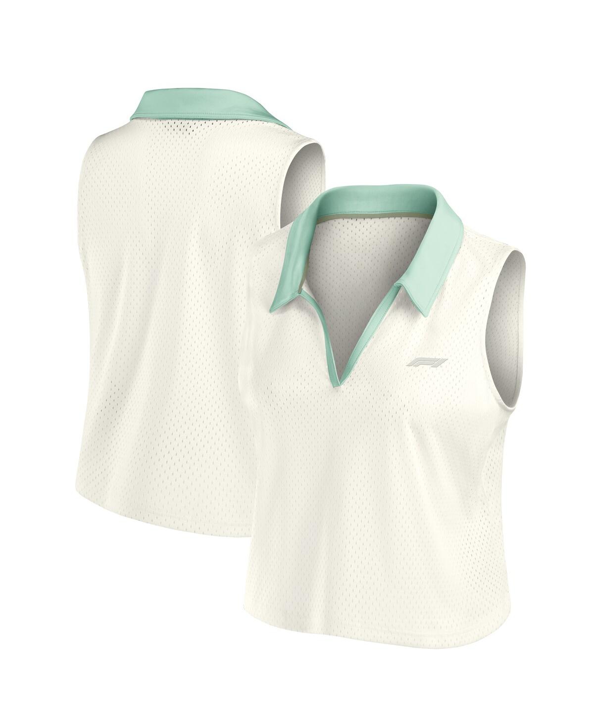 Women's White Studio Wellness V-Neck Tank Top - White