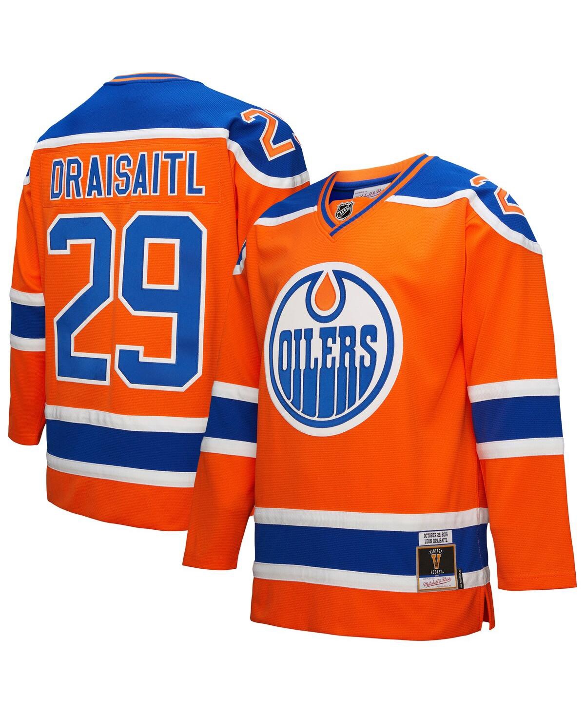 Men's Leon Draisaitl Orange Edmonton Oilers Power Play Jersey - Orange