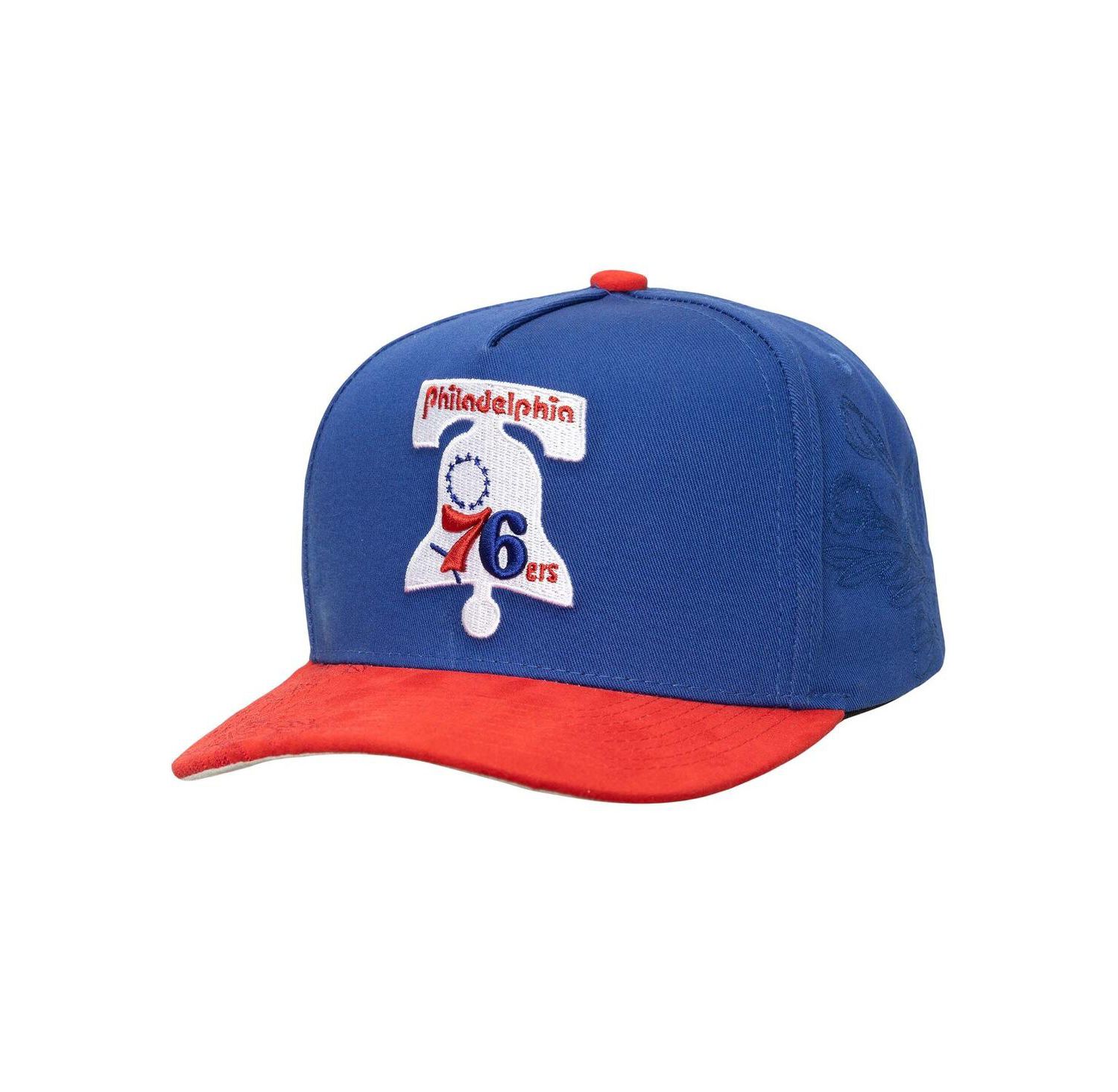 Men's Blue/Red Philadelphia 76ers May Flowers Adjustable Hat