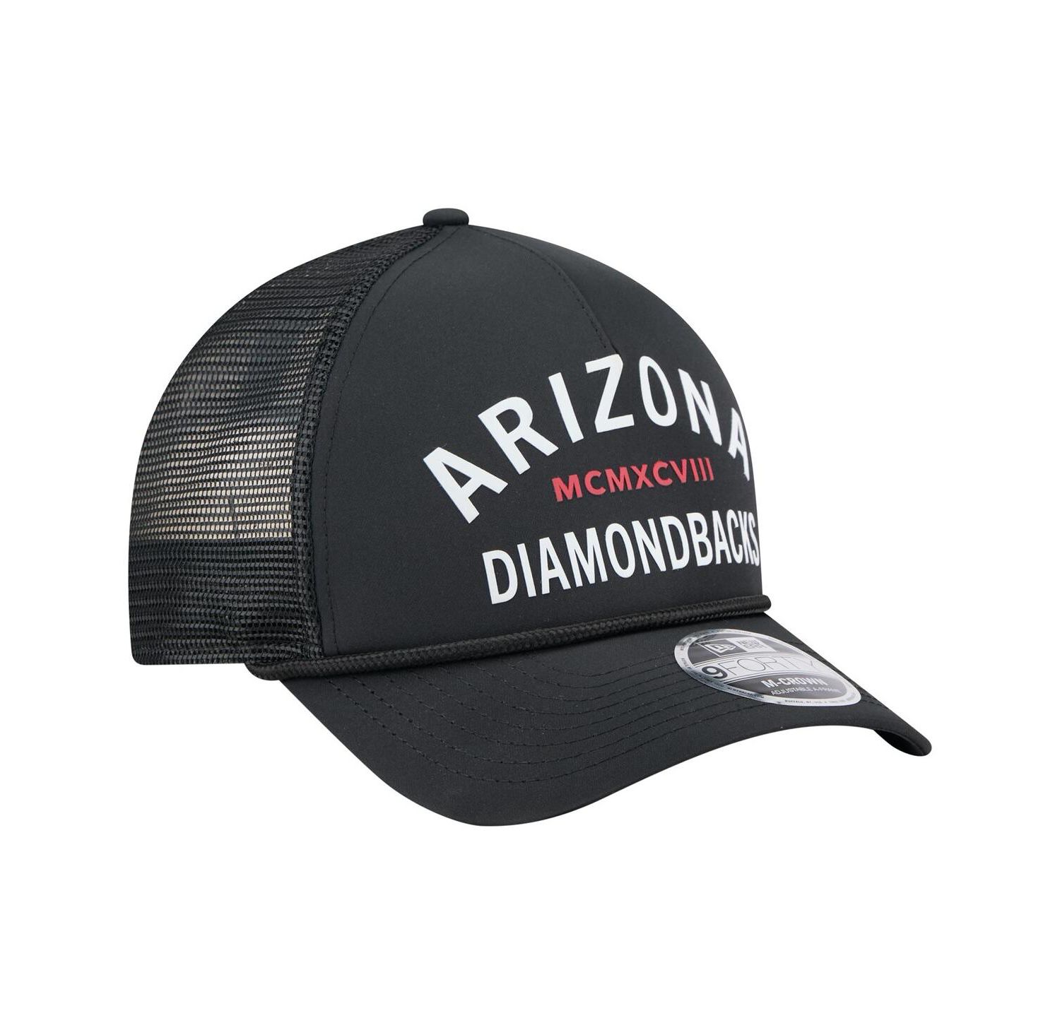 Men's Black Arizona Diamondbacks Minimalist 9FORTY A-Frame Adjustable Hat