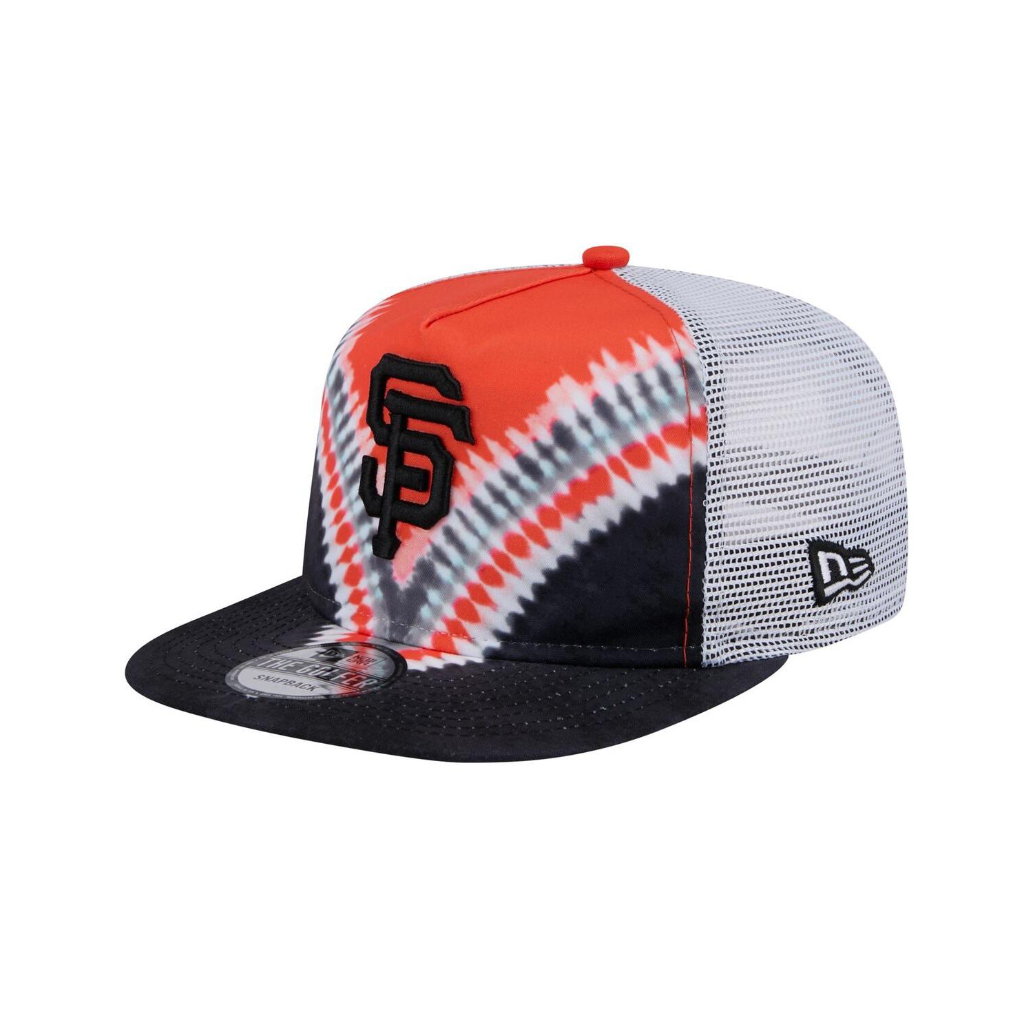Men's San Francisco Giants Tie-Dye Golfer Trucker Adjustable Hat
