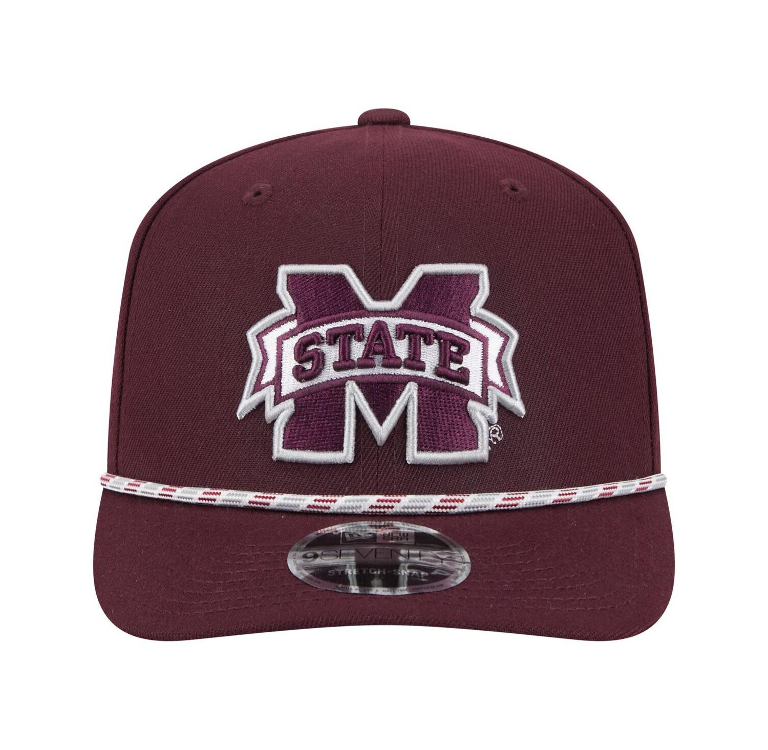Men's Maroon Mississippi State Bulldogs Game Day Multi-Rope 9SEVENTY Stretch-Snap Hat