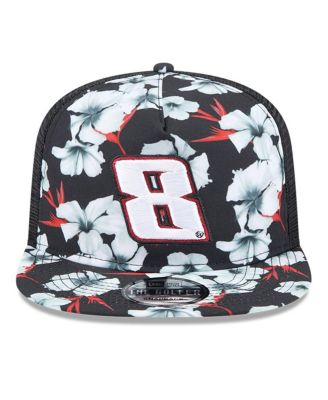 Men's Black Kyle Busch Adventure Pattern Golfer Adjustable Hat