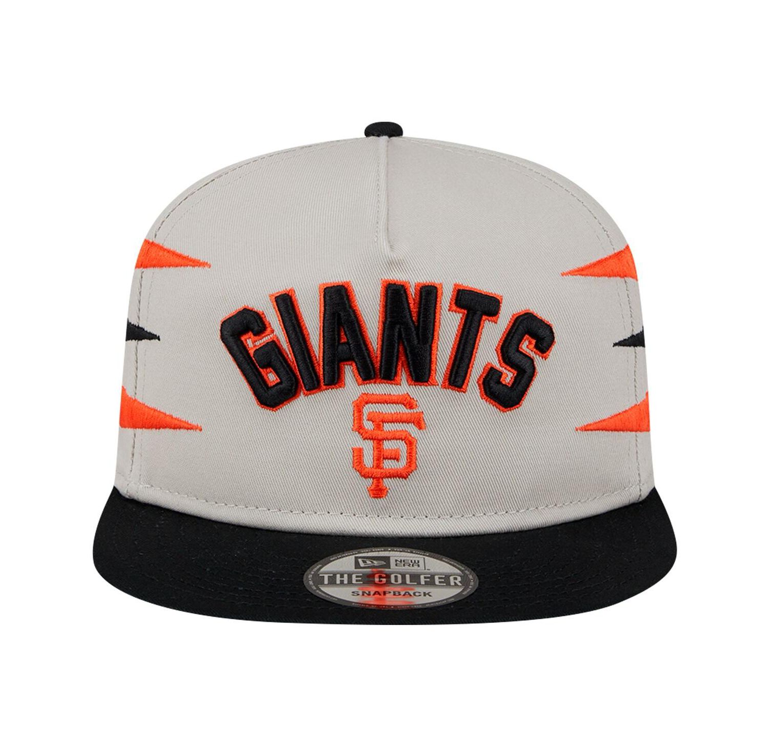 Men's Cream San Francisco Giants Iron Golfer Snapback Hat