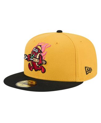 New Era - Men's Yellow Akron RubberDucks Copa de la Diversi&oacute;n 59FIFTY Fitted Hat