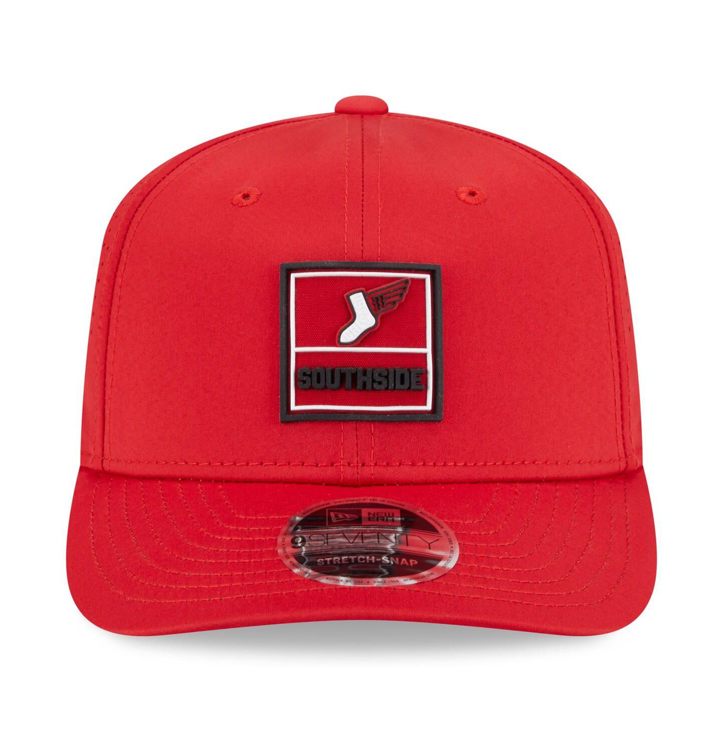 Мужские головные уборы New Era Red Chicago White Sox 2025 City Connect Fan Pack 9SEVENTY Adjustable Hat — фото 2