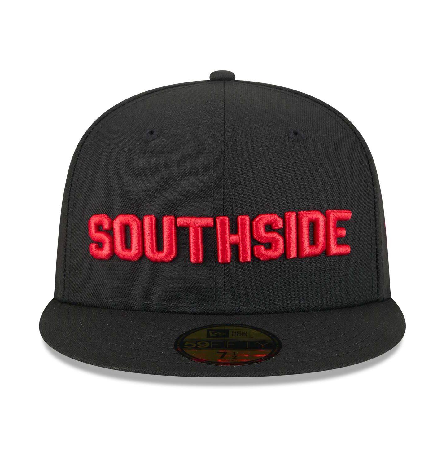 Мужские головные уборы New Era Black Chicago White Sox 2025 City Connect Fan Pack 59FIFTY Fitted Hat — фото 2