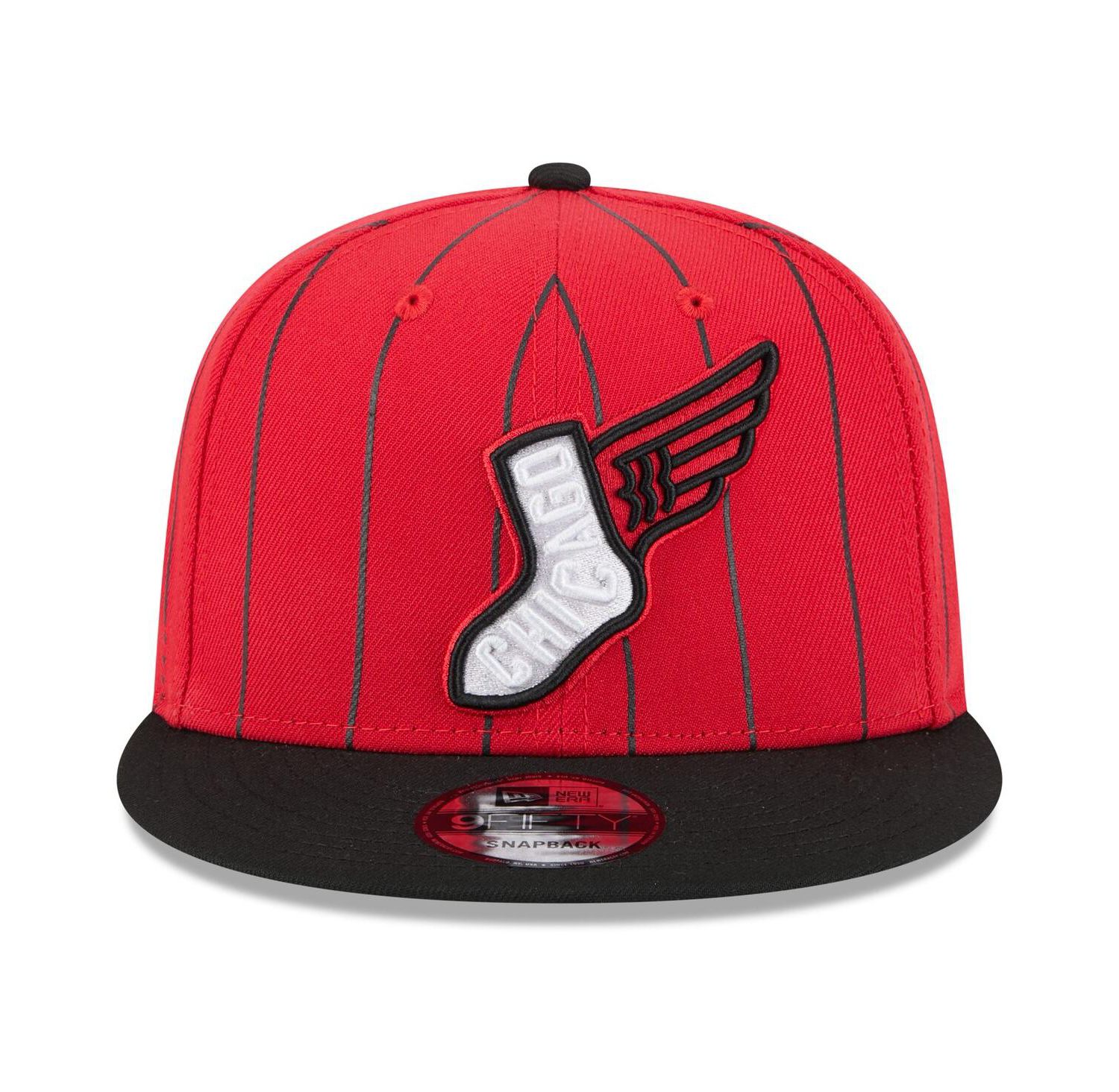 Men's Red/Black Chicago White Sox 2025 City Connect 9FIFTY Snapback Hat
