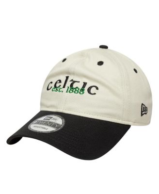 New Era - Men’s Light Beige/Black Celtic Contract 9TWENTY Adjustable Hat