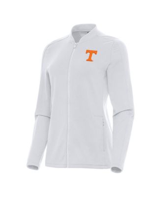 Antigua - Women's White Tennessee Volunteers Continual Full-Zip Jacket