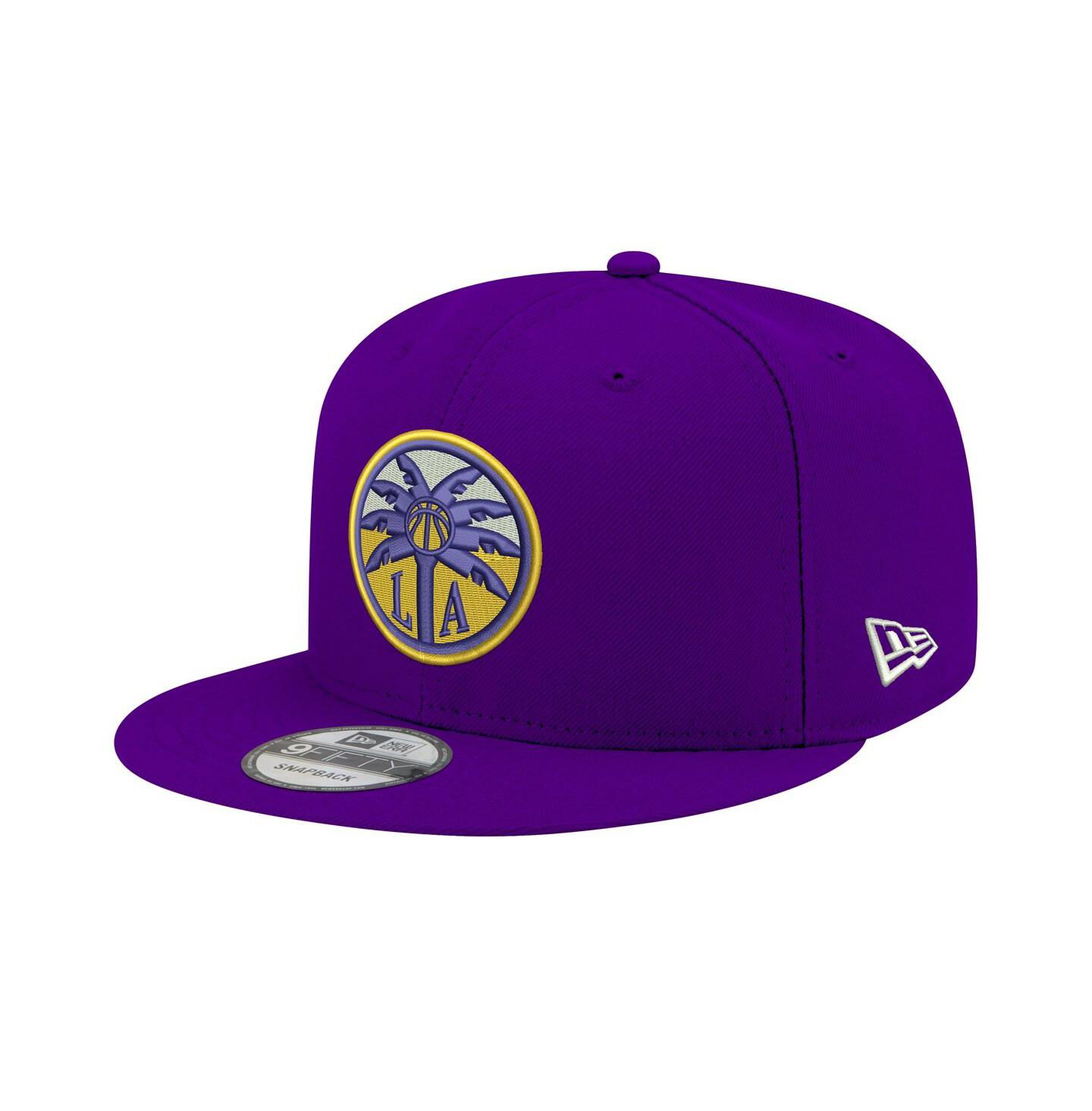 Кепка New Era Purple Los Angeles Sparks Logo 9FIFTY Snapback Hat — фото 1