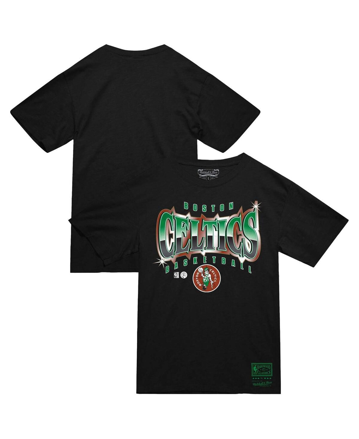 Мужская черная футболка Boston Celtics из всемирной коллекции Glow Up T-Shirt
