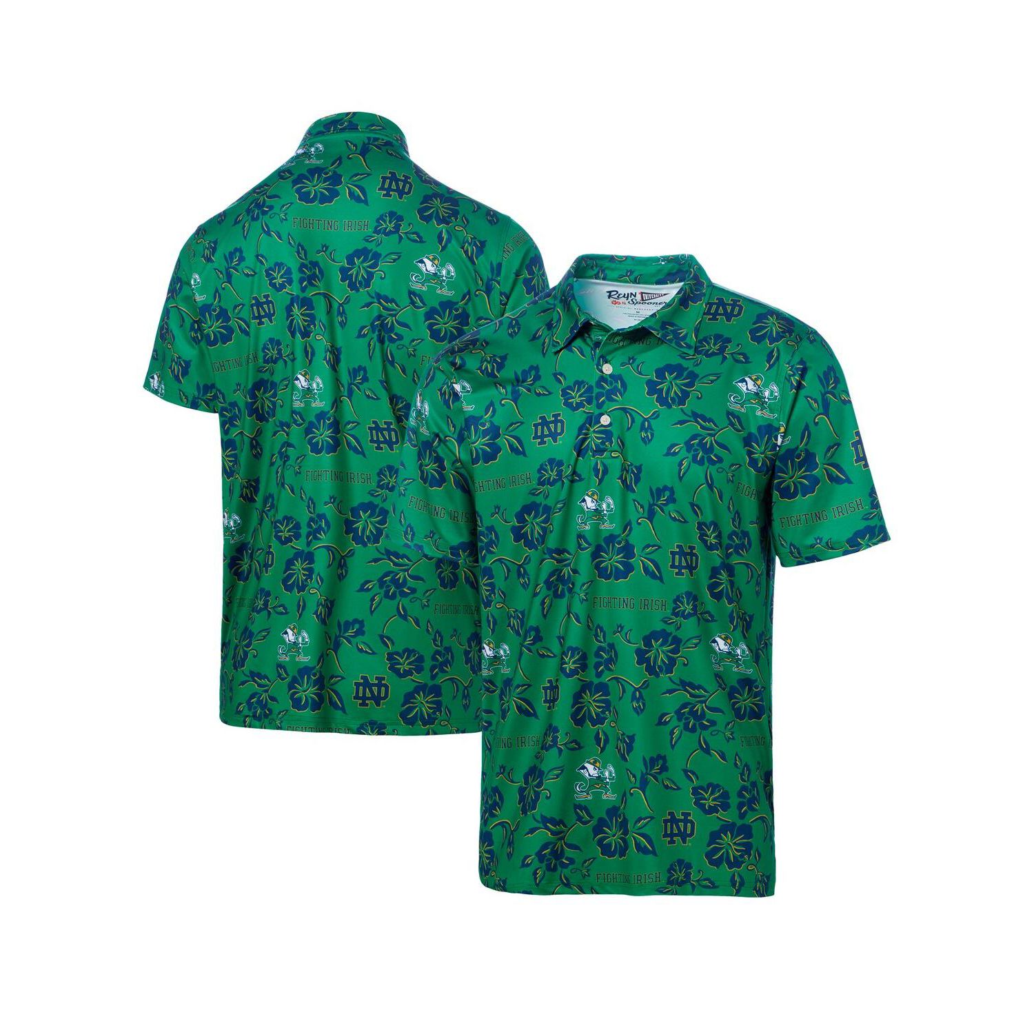Men's Green Notre Dame Fighting Irish Performance Polo Shirt