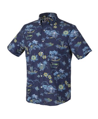 Men's Dark Blue Tampa Bay Rays Kekai Button-Down Shirt