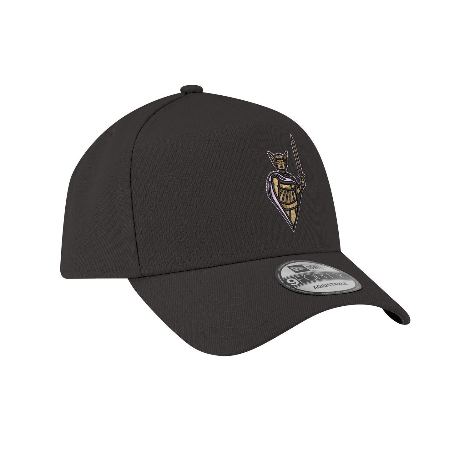 Men's Eclipse Black Golden State Valkyries Core Logo A-Frame 9FORTY Adjustable Hat