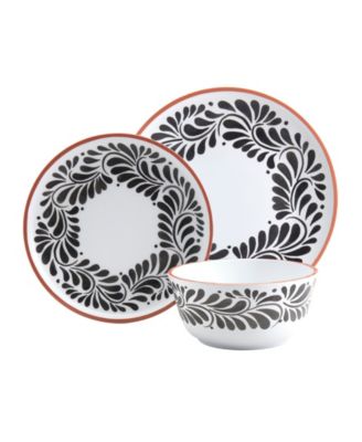 Melamine 12 Pc. Dinnerware Set, Service for 4