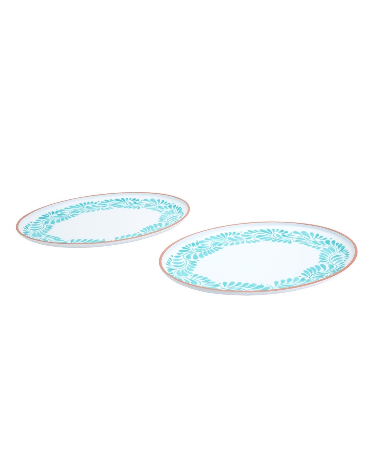 Infuse Melamine Oval Platters, Set Of 2