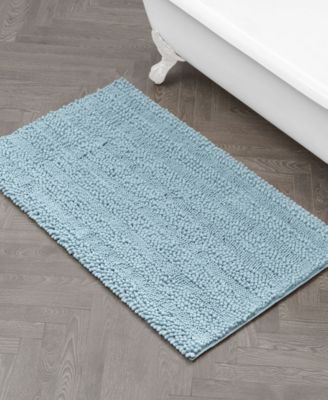 Laura Ashley Astor Chenille Bath Mat, 27" x 45"