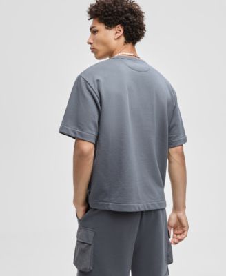 Men's Mixed Relaxed-Fit French Terry Pocket T-Shirt, Macy's Exclusive