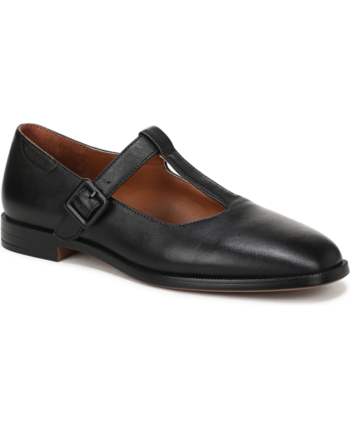 Women's Kenley Round Toe Mary Jane Flats - Black Leather