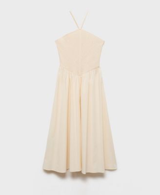 Mango Women's Combined Halter Dress - Macy's