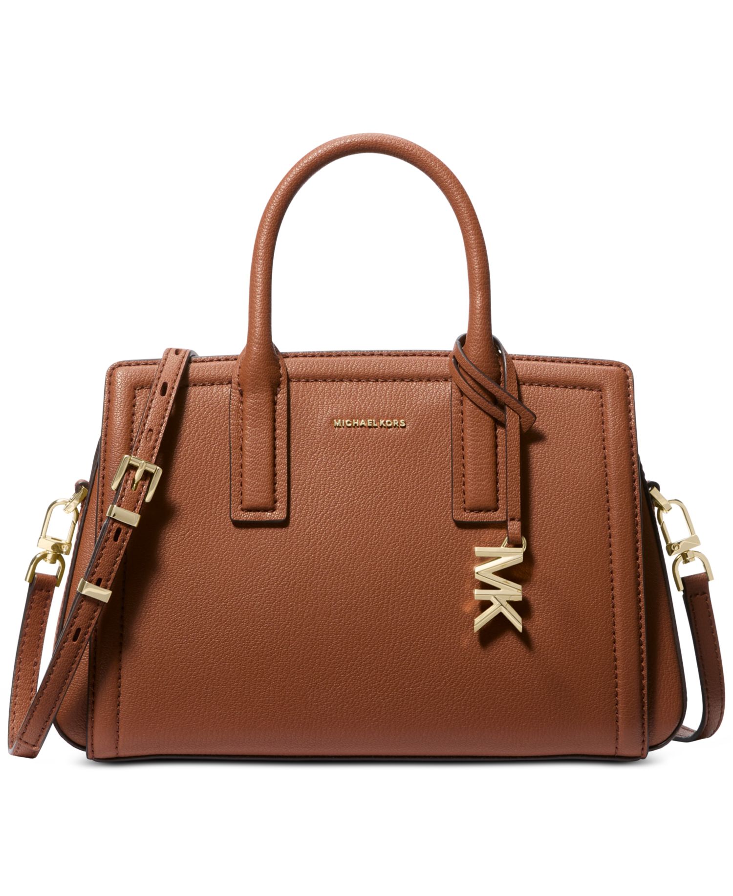 Michael Kors Laila Small Leather Satchel Bag