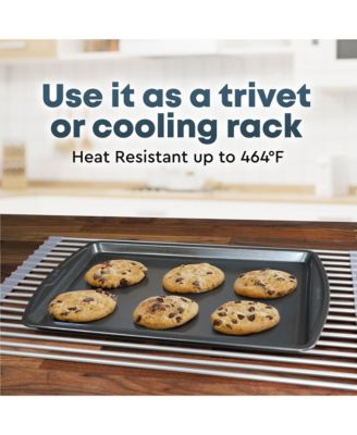 17.5 Inches Multipurpose Roll Up Sink Drying Rack & Trivet